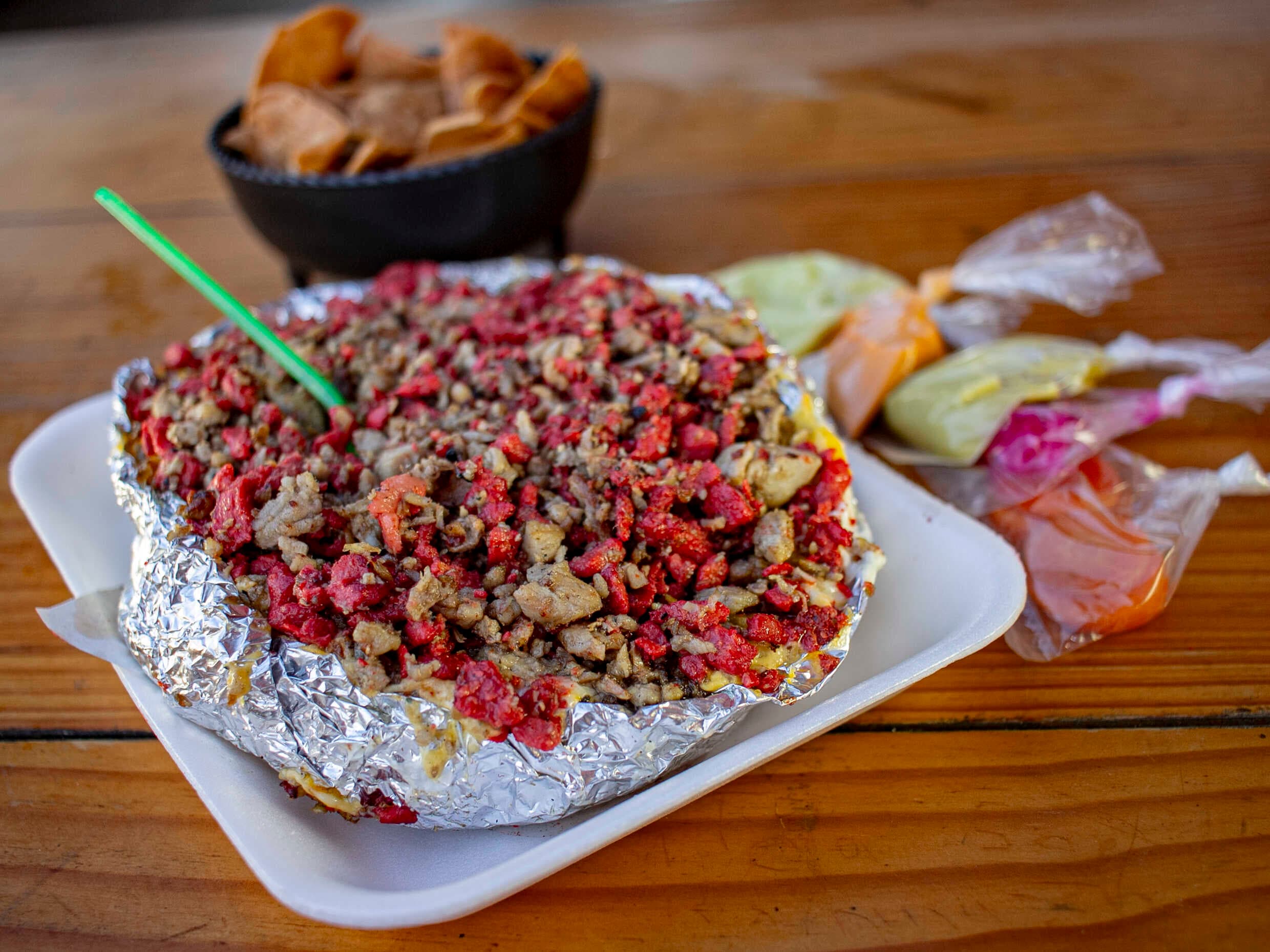 Papa Asada Mixta