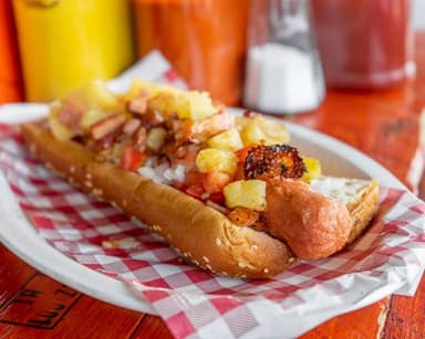 Hot Dog Hawaiano