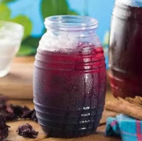 Agua de Jamaica 1 Litro