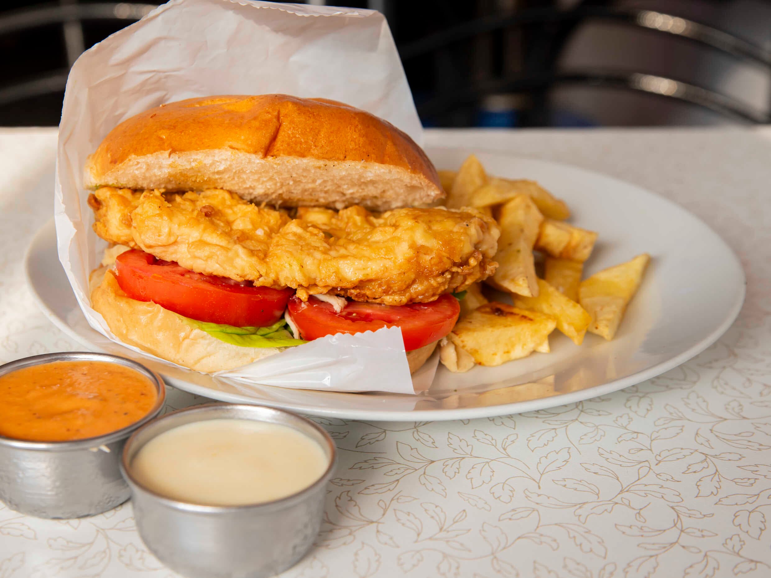 Broaster Burger