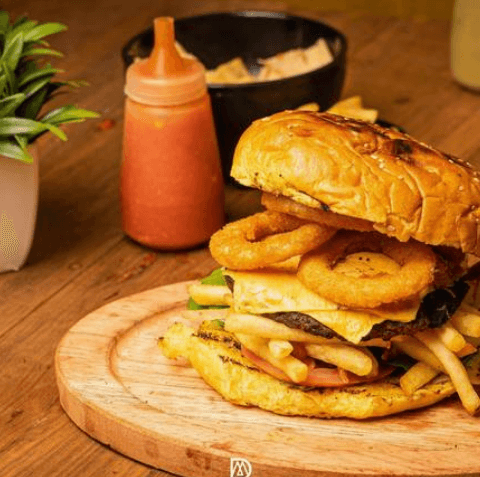 Hamburguesa marciana.