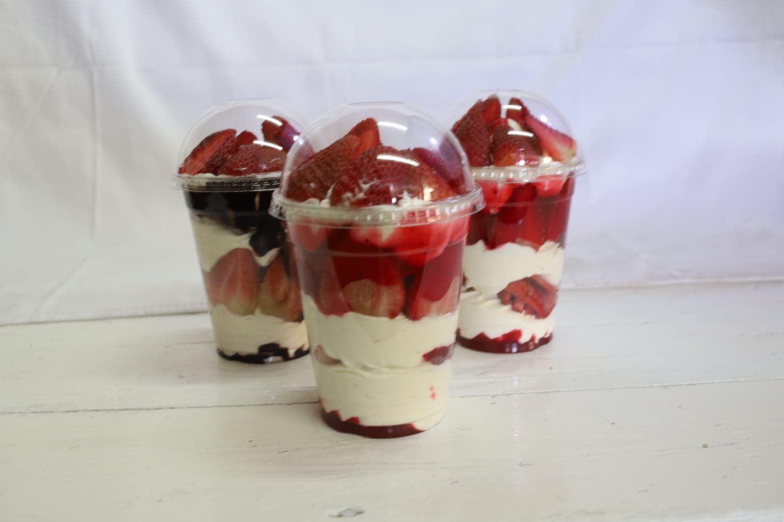 Fresas con crema