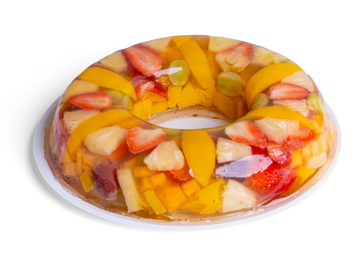 Gelatina Rosca de Frutas 2 Litros (16 Porciones)