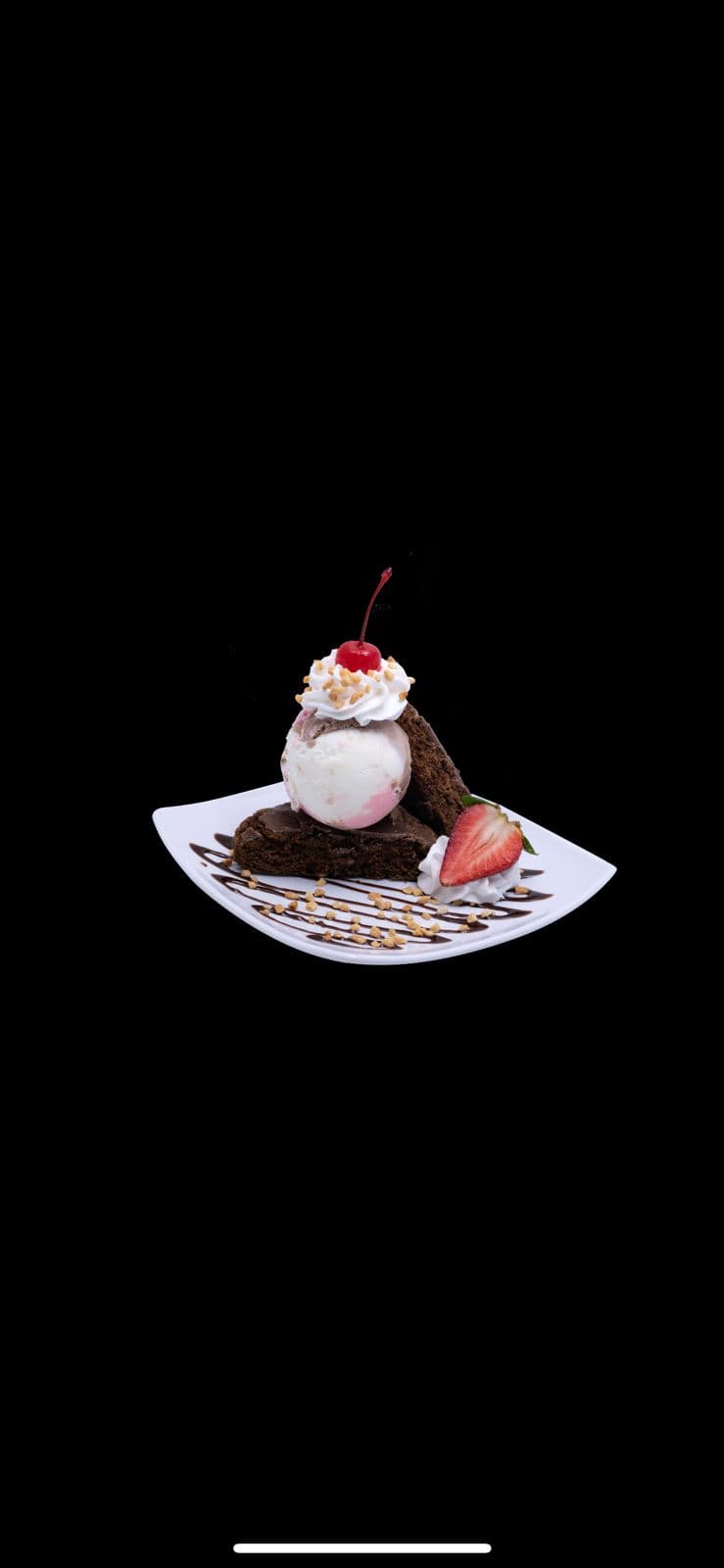 Brownie con Helado