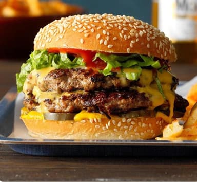 Hamburguesa Doble Amor🍔🔥