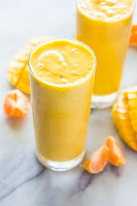 Licuado de Fresa o Plátano (1/2 Litro)