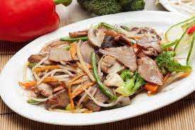 Chop Suey Seco con Carne de Cerdo