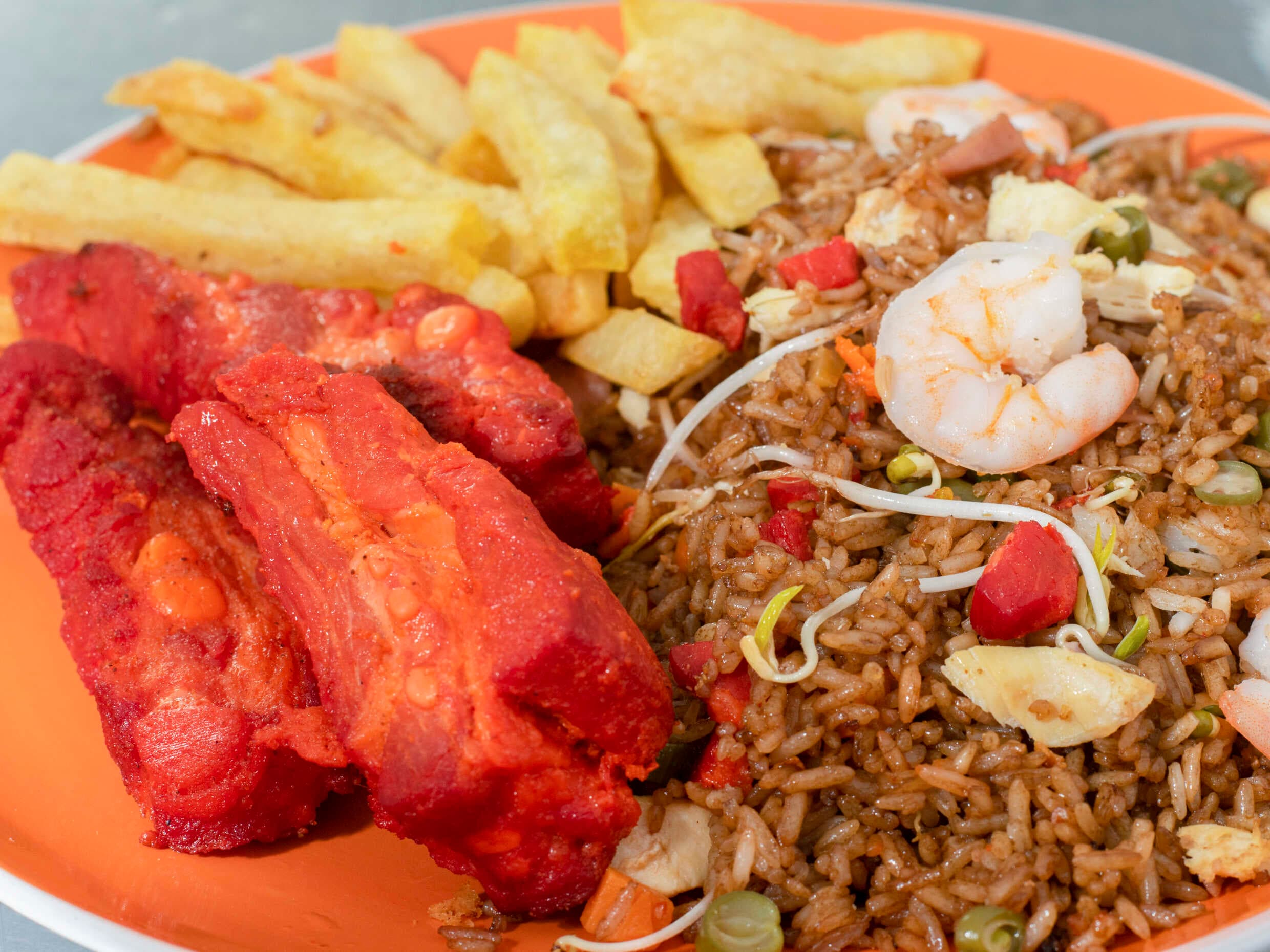 Combo-Duo ArrozChino +Costilla+ Papitas + Gaseosas