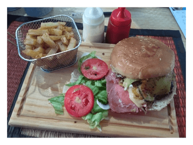 Hamburguesa Hawaiana