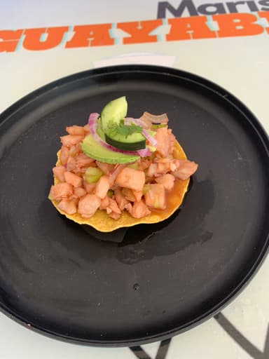 Tosti Ceviche de Pescado