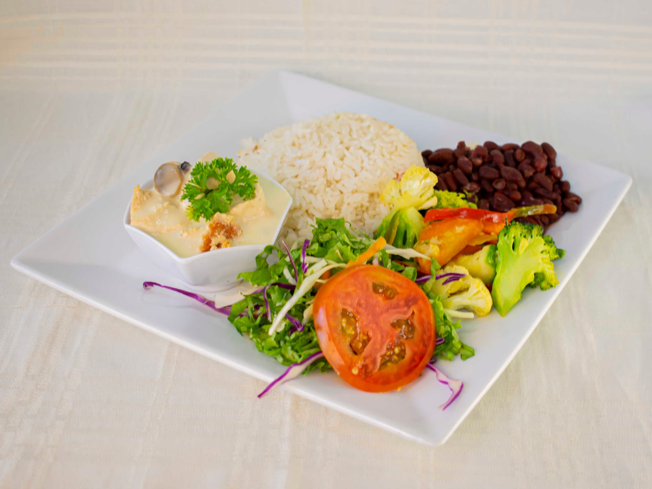 Combo Casado Pollo Salsa Blanca