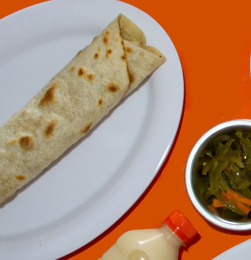 Burrito de Frijoles, Tocino y Queso