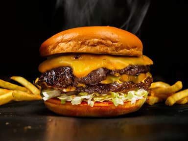 American Cheese Smash Burger