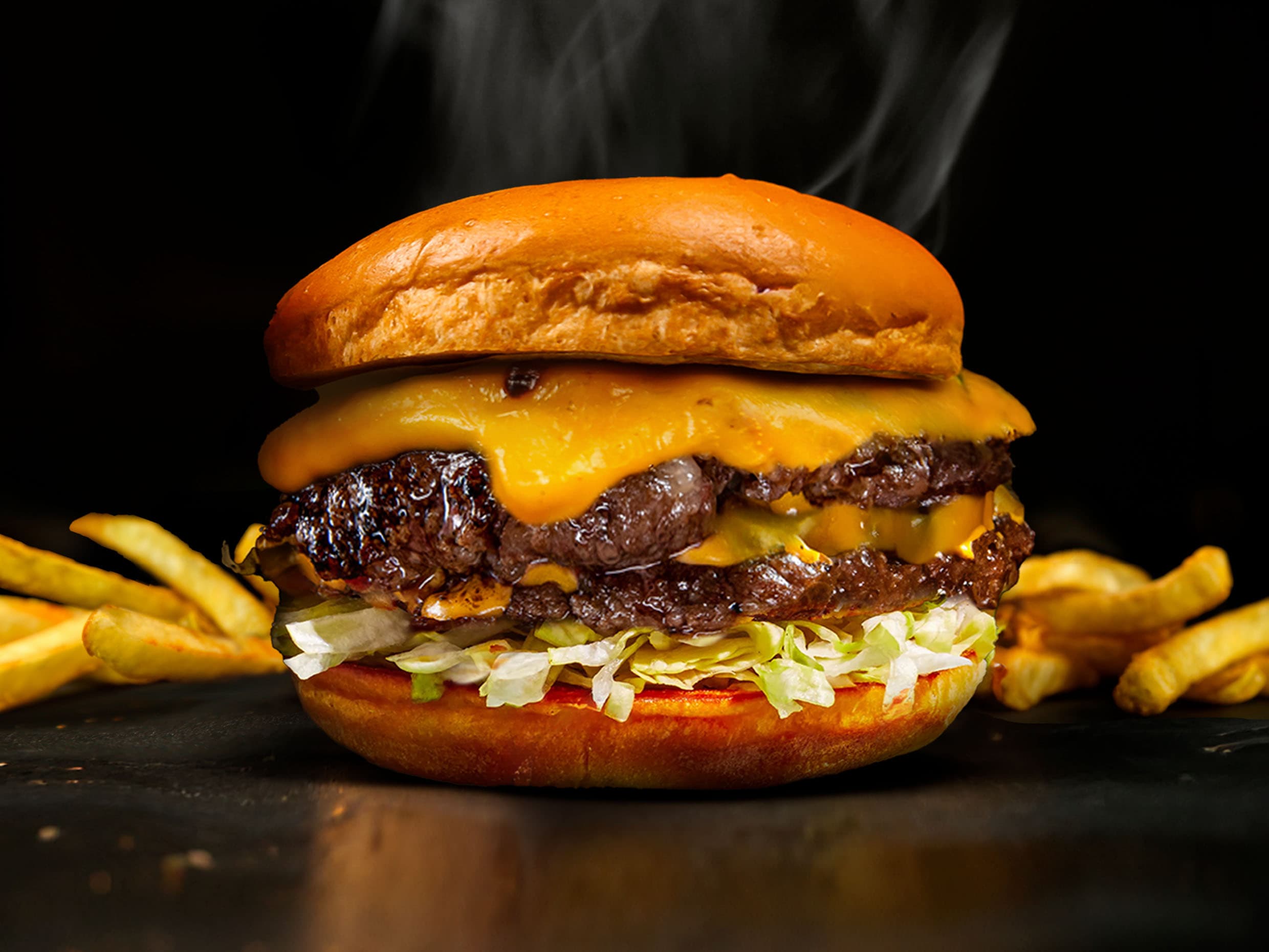 American Cheese Smash Burger