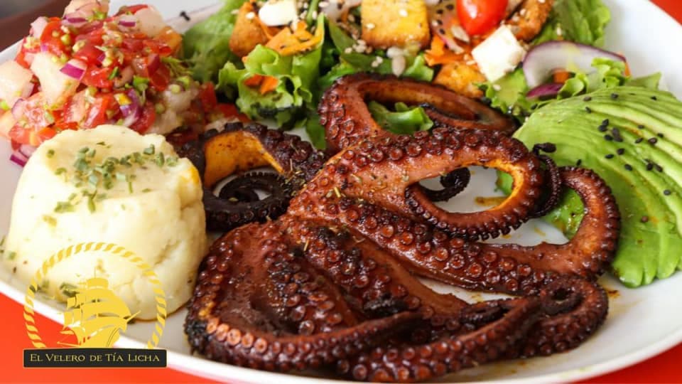 Pulpo a la parrilla