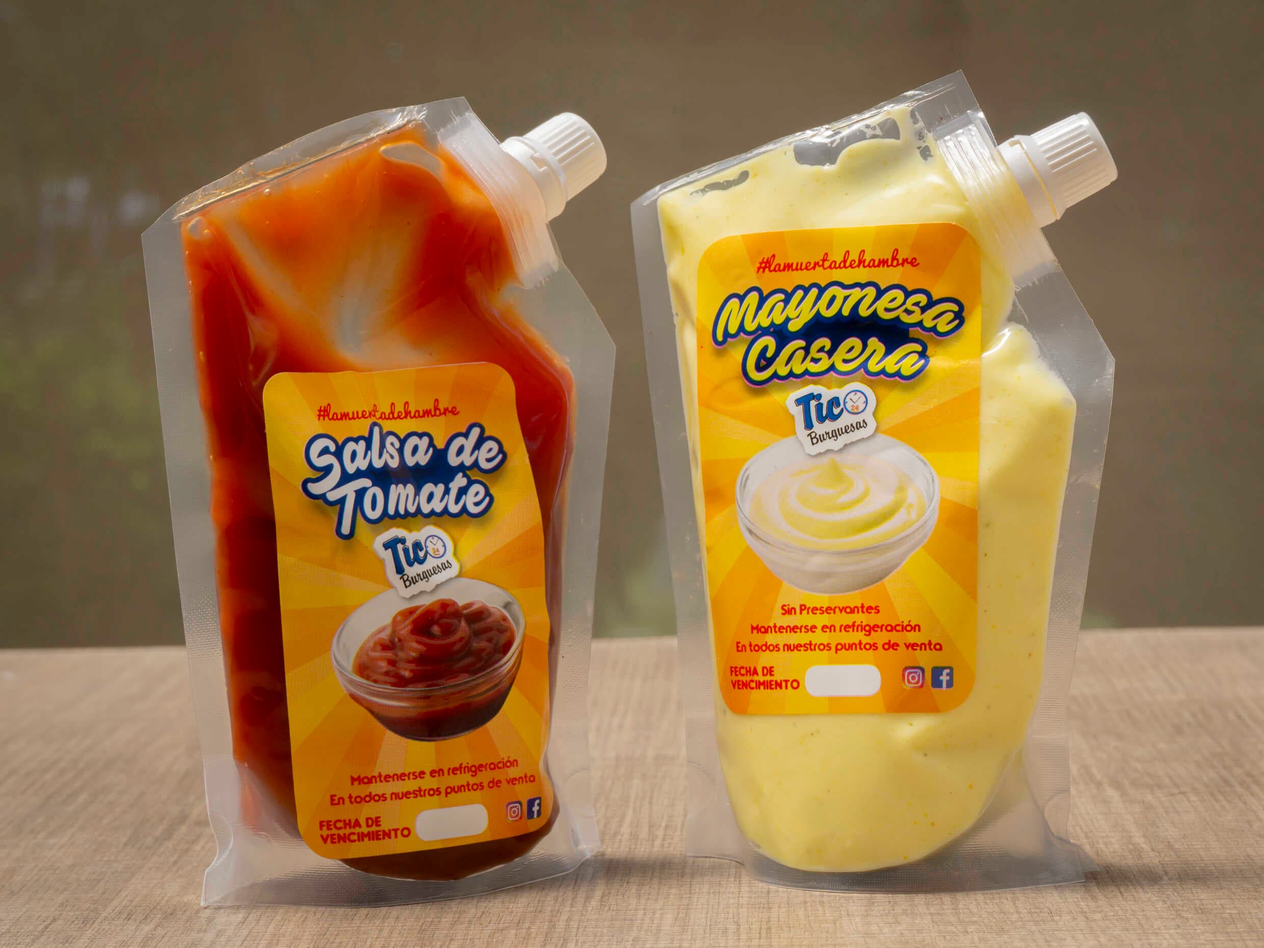 Mayonesa y Salsa de Tomate