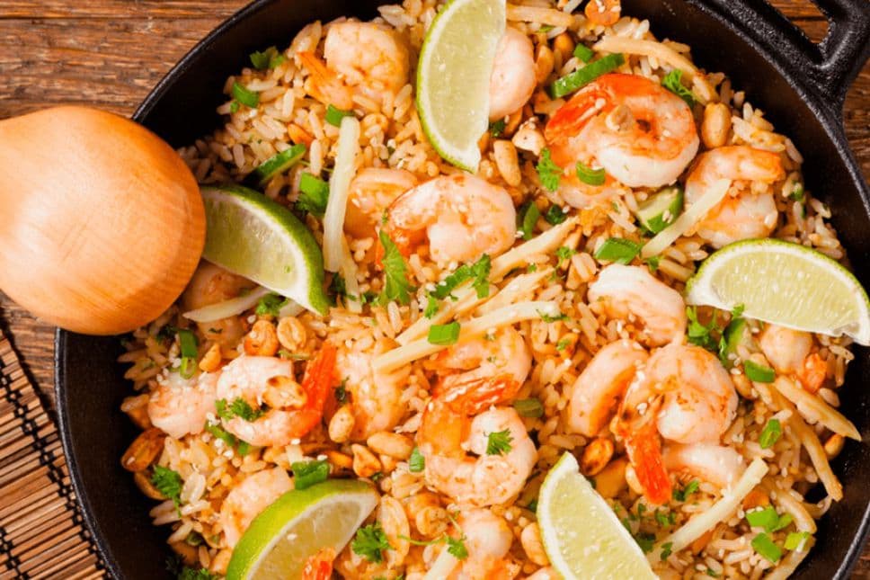 Arroz con Camarones