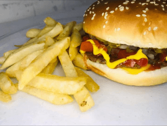 Combo Hamburguesa Solo Queso Amarillo + Refresco