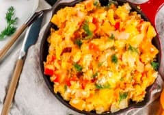 Huevos Rancheros + Cafe + Pan