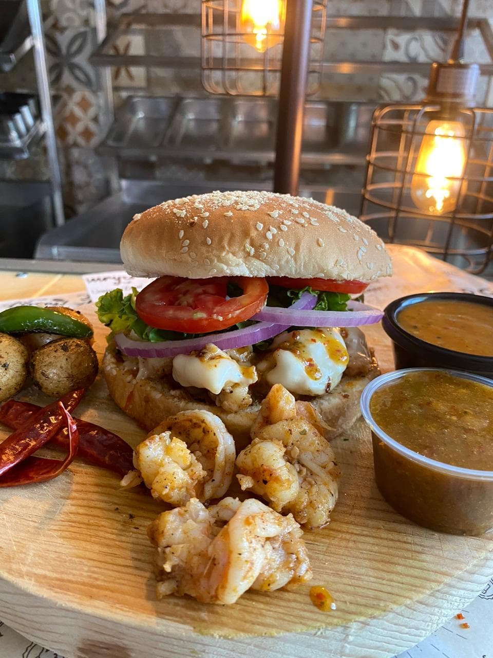 Camarón Thai Burger