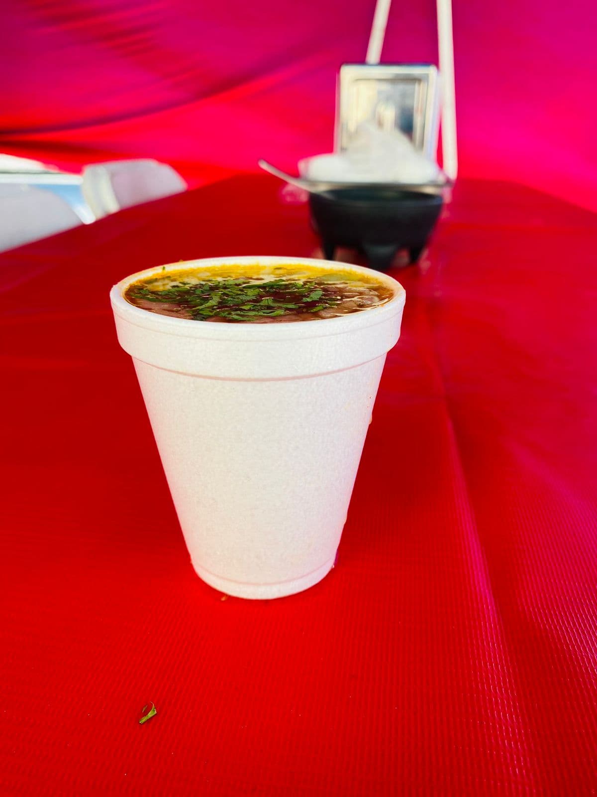 Consomé con Carne Vaso #6