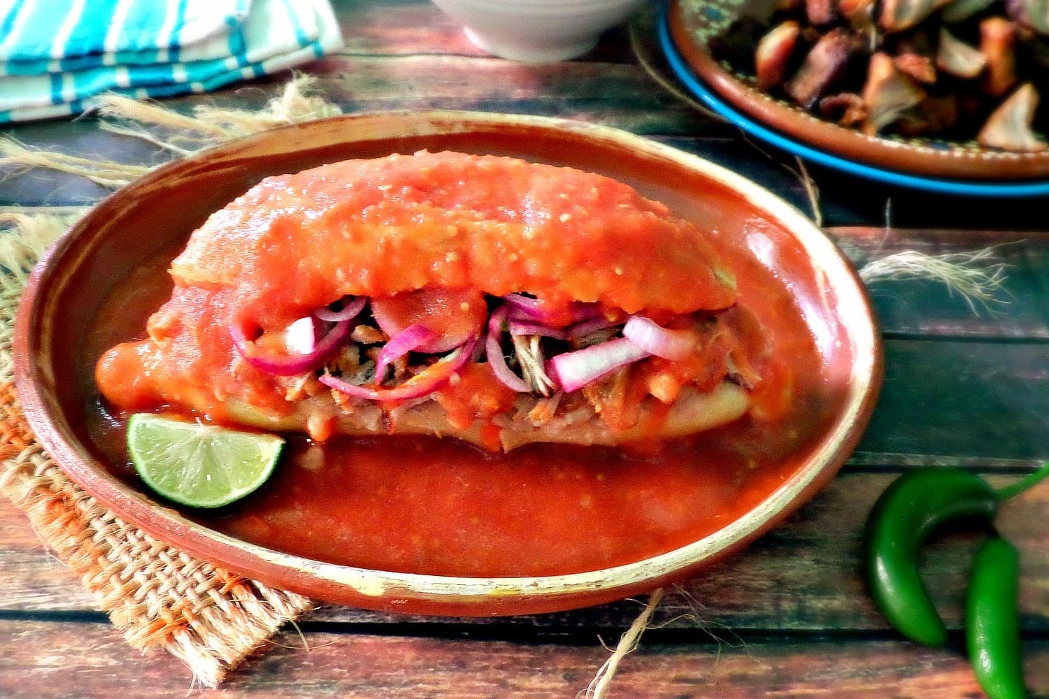 Torta ahogada de Carnitas-Fs