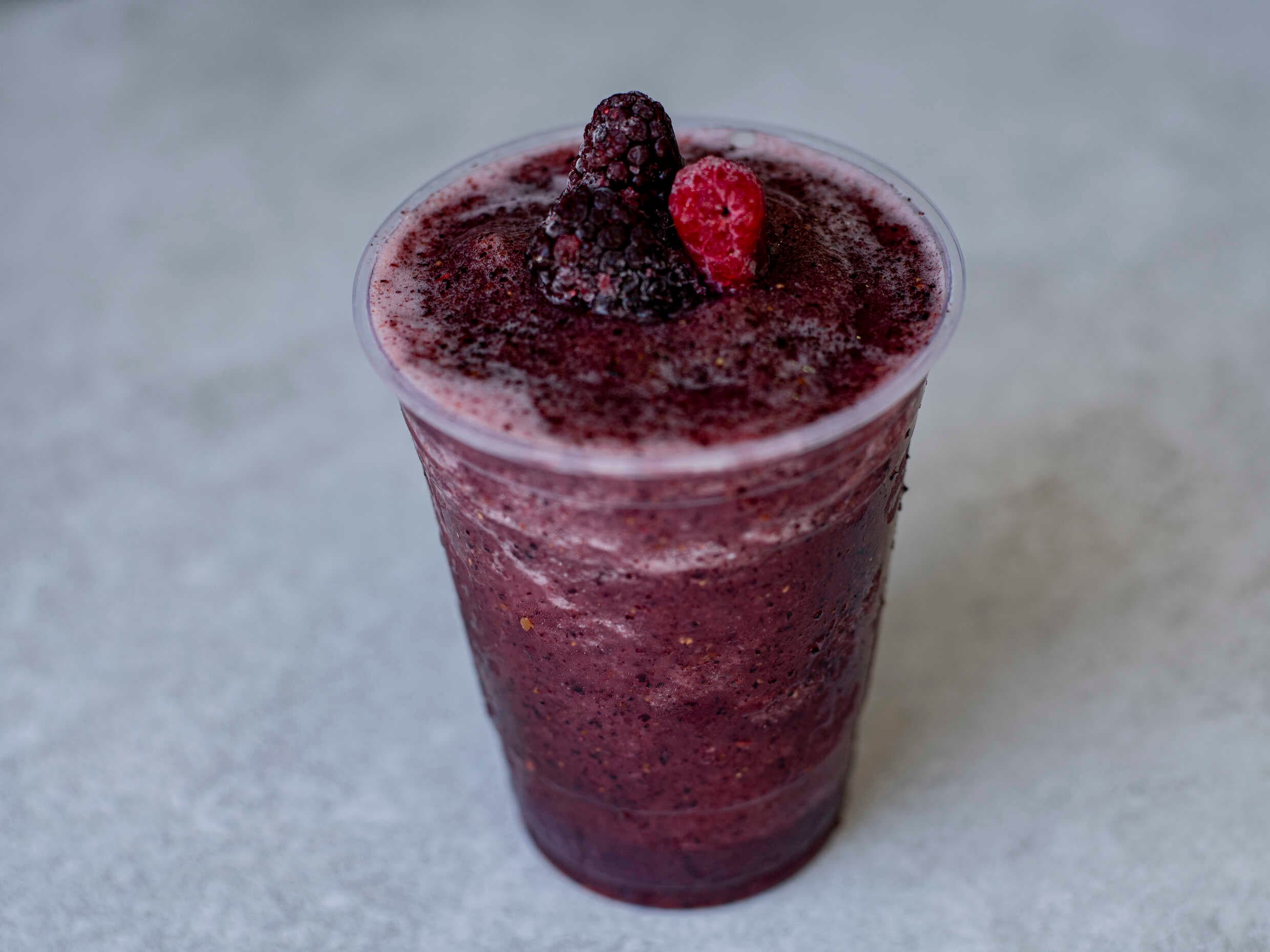 Smoothie Frutos Rojos a Base de Agua