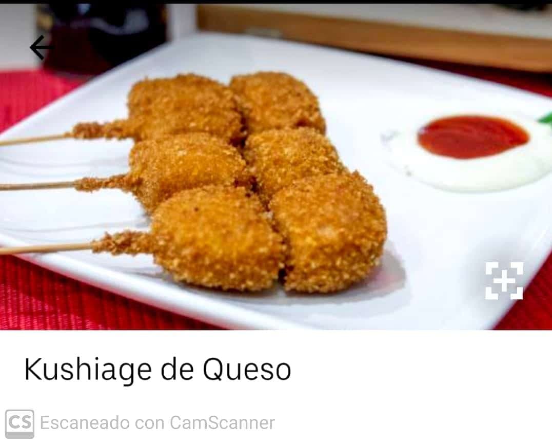 Kushiage de Queso