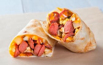 Burrito de Huevo con Salchicha