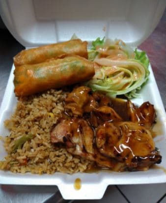Teriyaki (BBQ) + 2 Rollitos