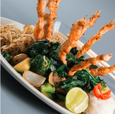 Teppanyaki de Camarón