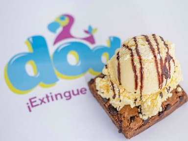 Brownie con Helado