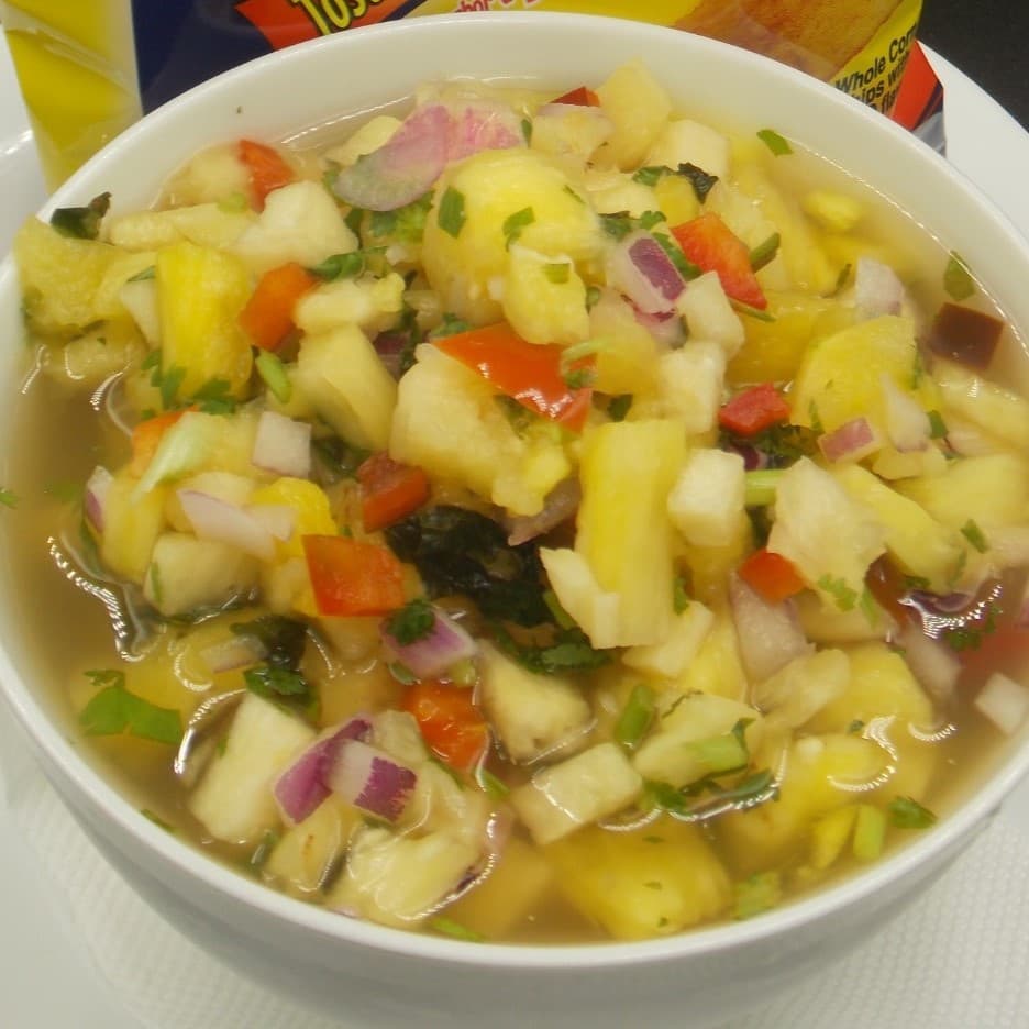 Ceviche de Piña & Hierbabuena