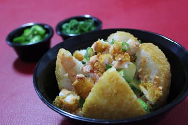 Bola de arroz de camarón