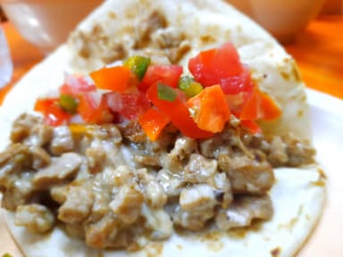 TACO DE BISTEC CON QUESO