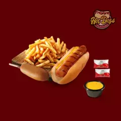 Hot Dog + Pipo + Papas