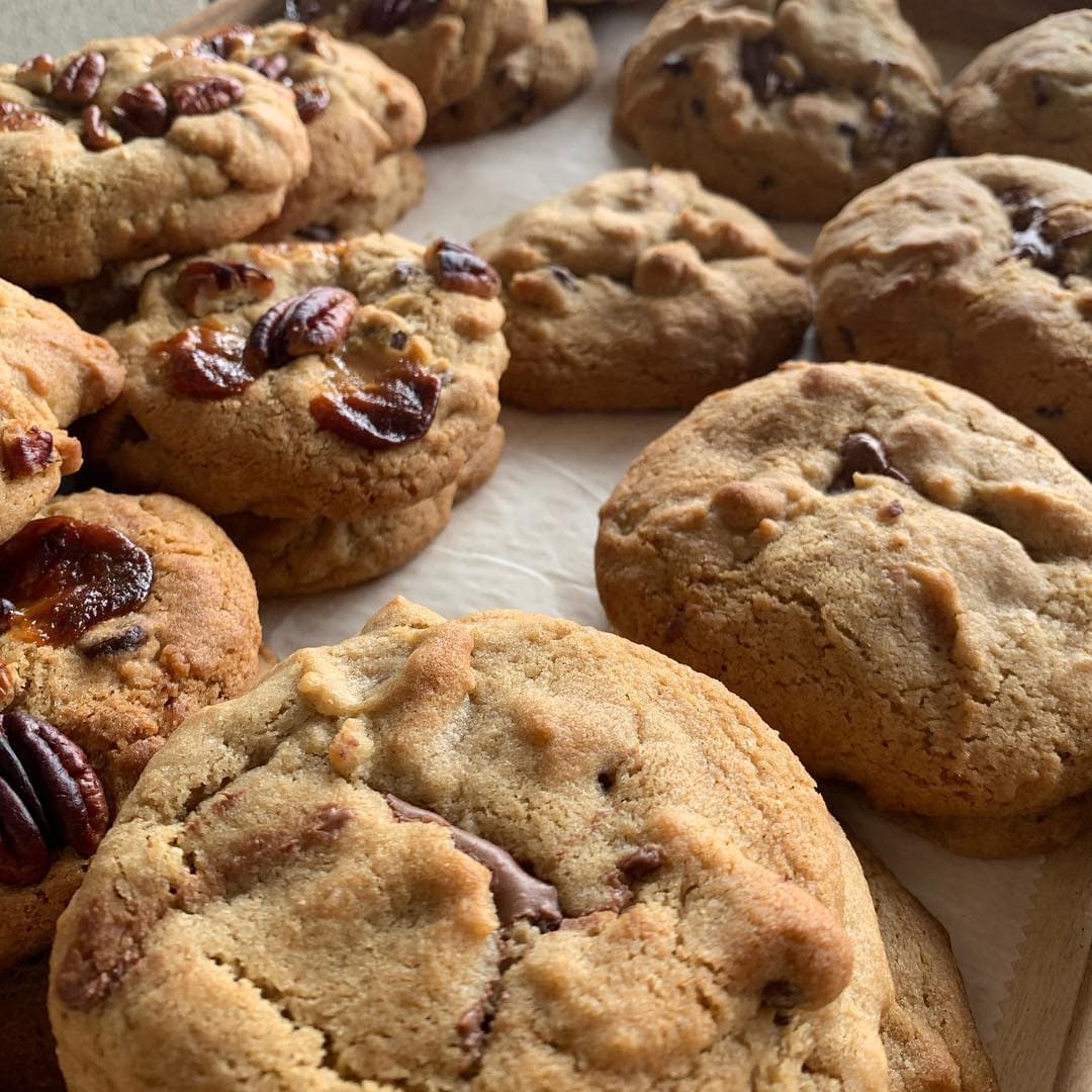 Galleta con Pecana y Caramelo