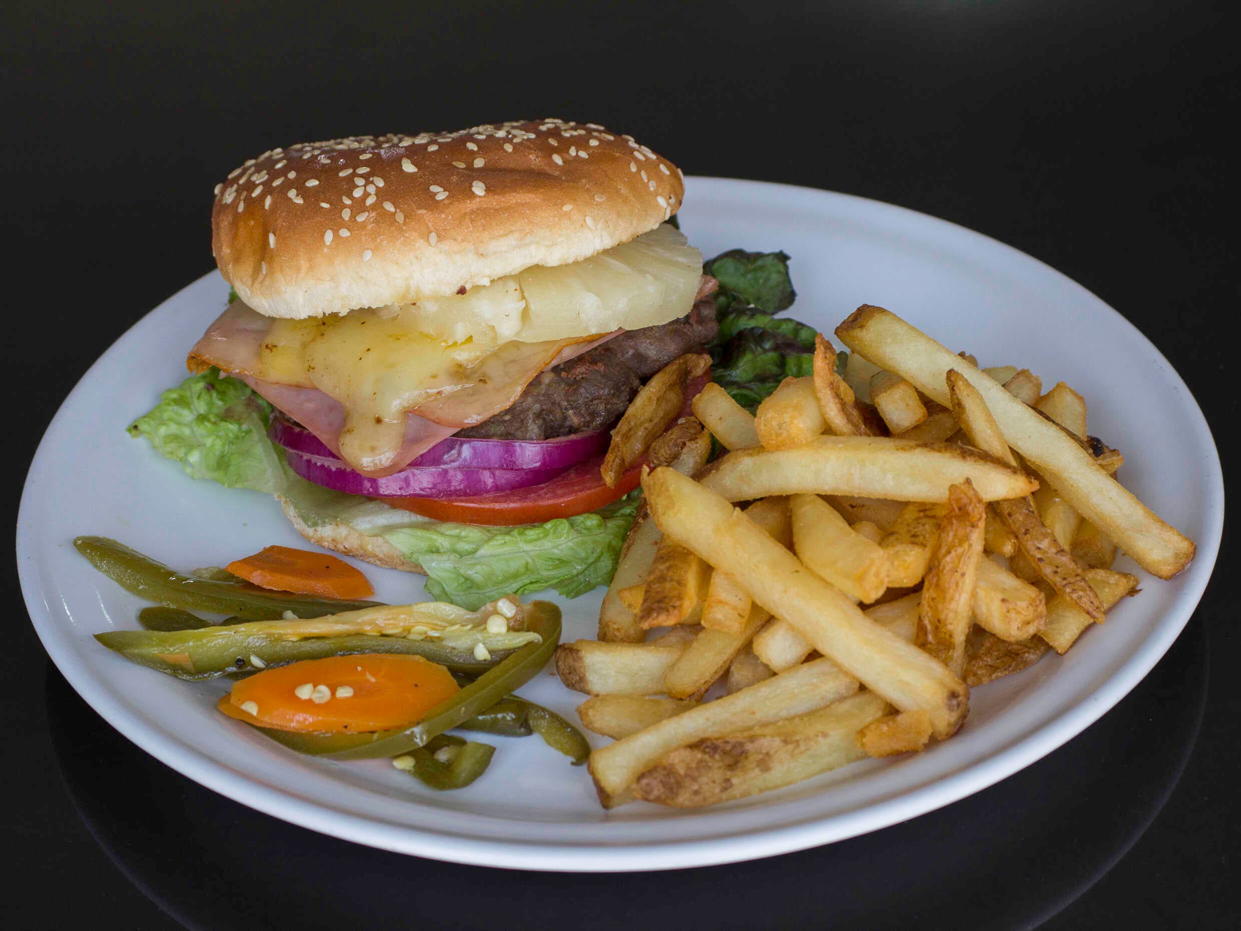 Hamburguesa Hawaiana