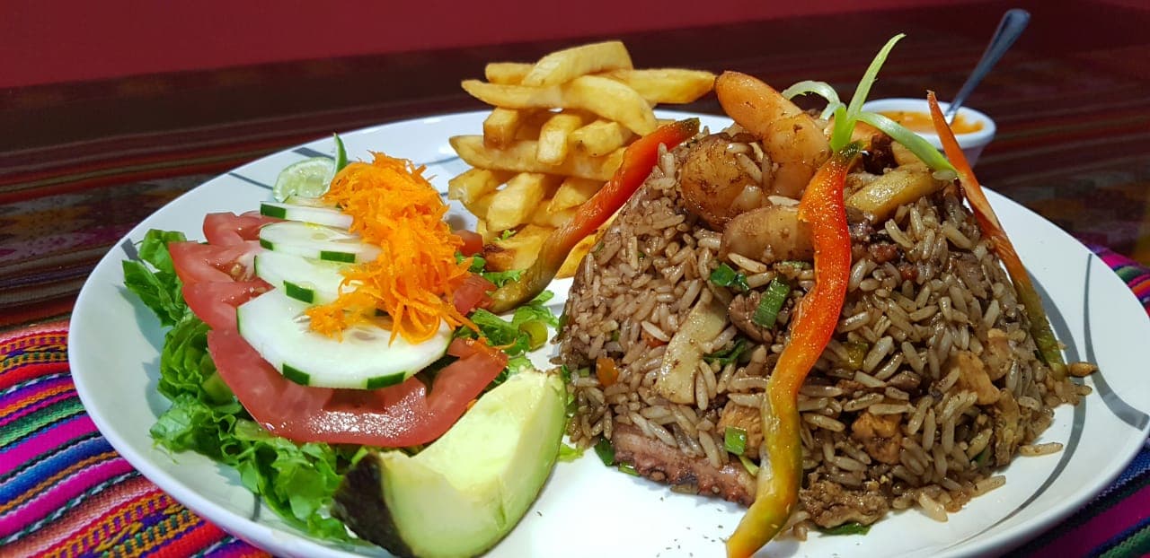 Arroz Chaufa de Mariscos