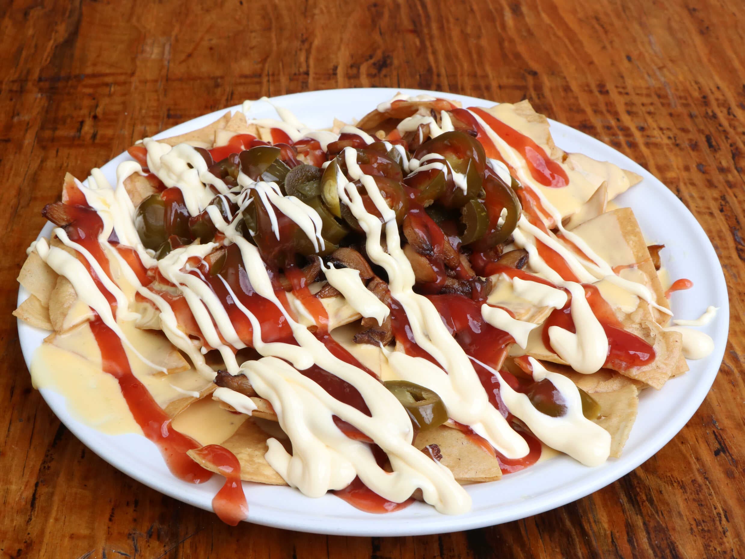 Nachos con Champiñones