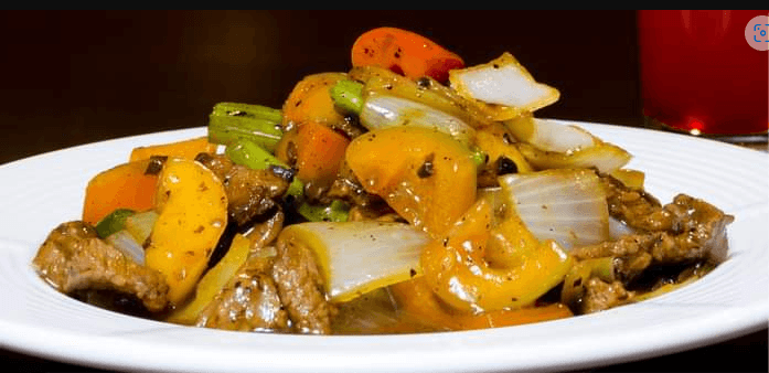 Cerdo con Salsa de Naranja