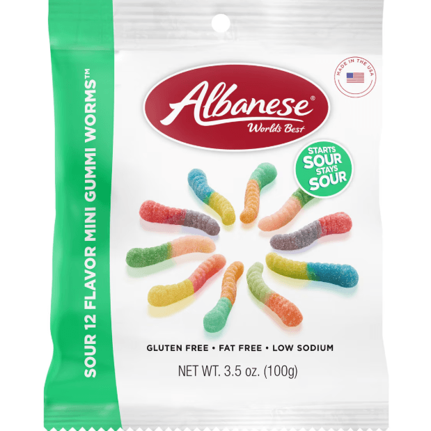 Albanese Gomitas de Gusano Agridulce 100 grs