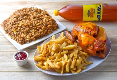 Combo Arroz Chino + 1 Pollo y gaseosa