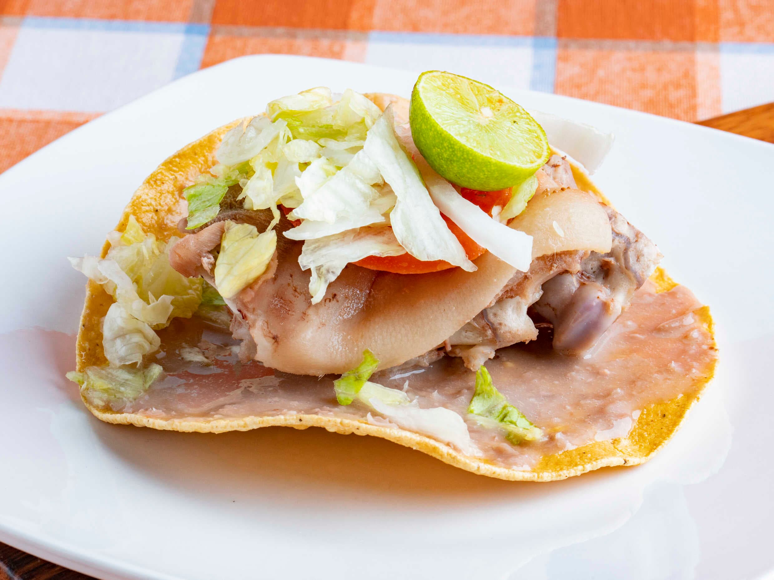 Tostada Chica de Pata
