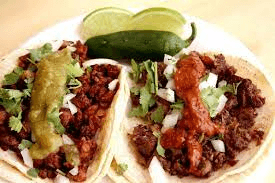 Taco Mixto (Bistec y Chorizo)
