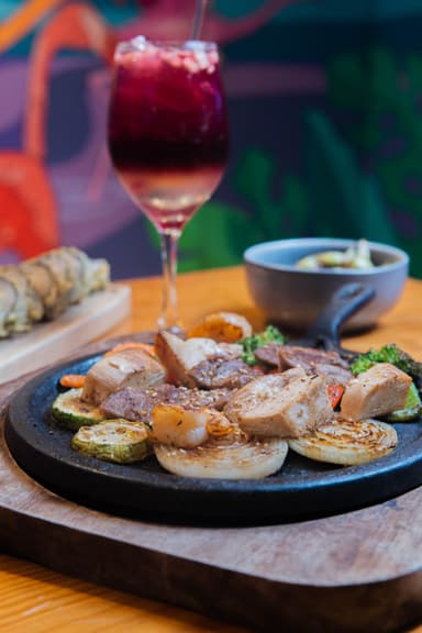 Teppanyaki de Salmón