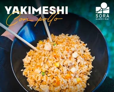 Yakimeshi de Pollo