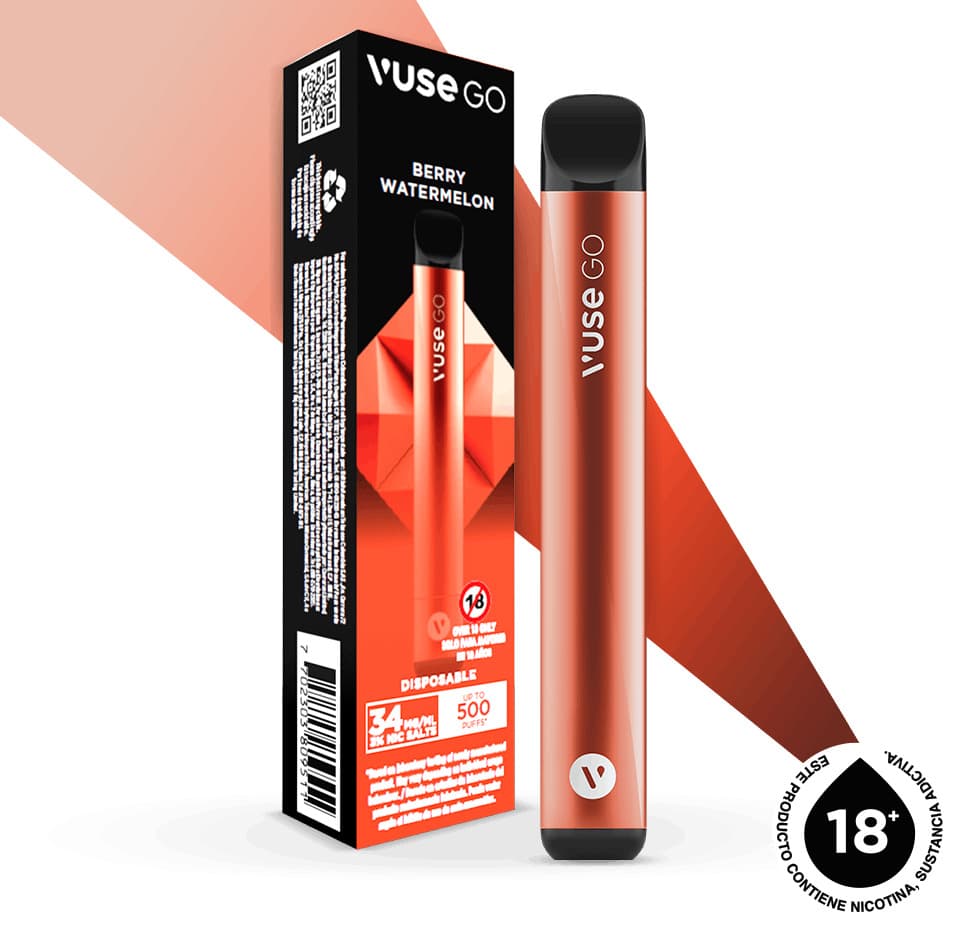 Vapeador Desechable Vuse Go Berry Watermelon 34...
