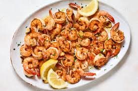 Camarones a la plancha
