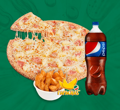 Pizza Grande 2 ing+1ref 1.5+papachas